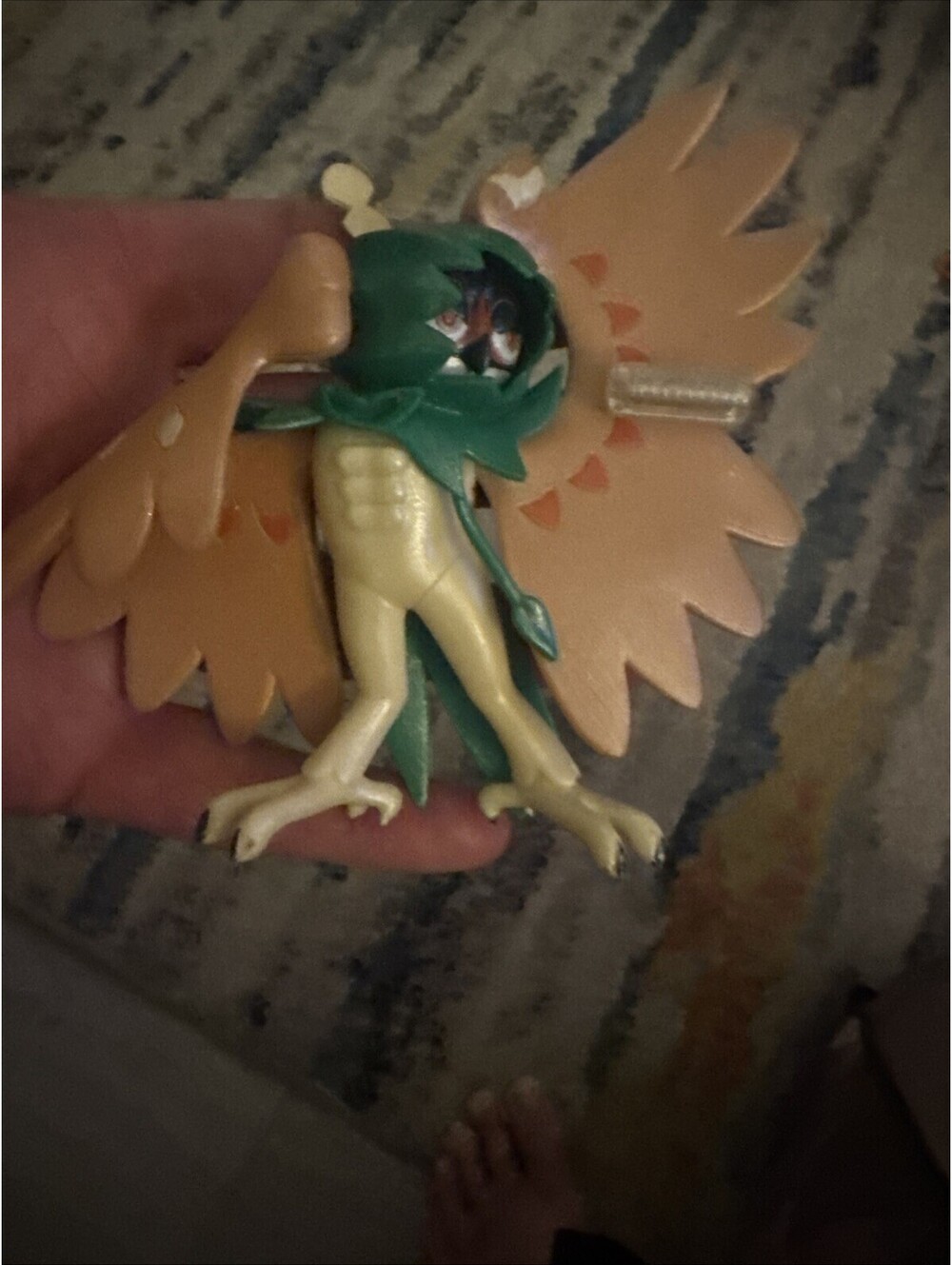 Decidueye Pokemon Battle Feature Figure 2018 4.5" Tall Nintendo (NO ARROWS)